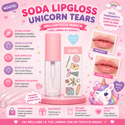 Unicorns Approve | SODA lip gloss decora con adesivi