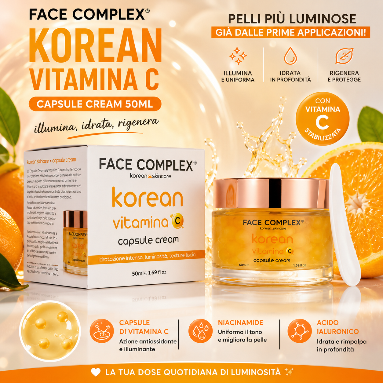 FACE COMPLEX | Korean Cream  Vitamina c
