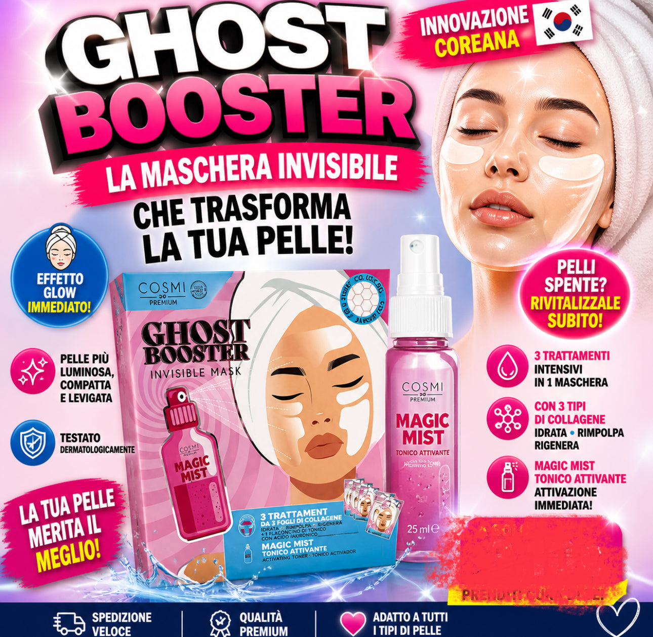 💎 GHOST BOOSTER + MAGIC MIST