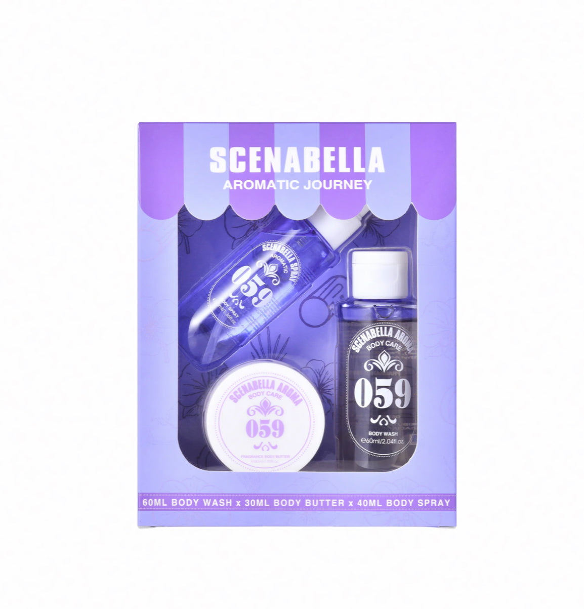 Scenabella 059 – Set Corpo Profumato 4 Pezzi