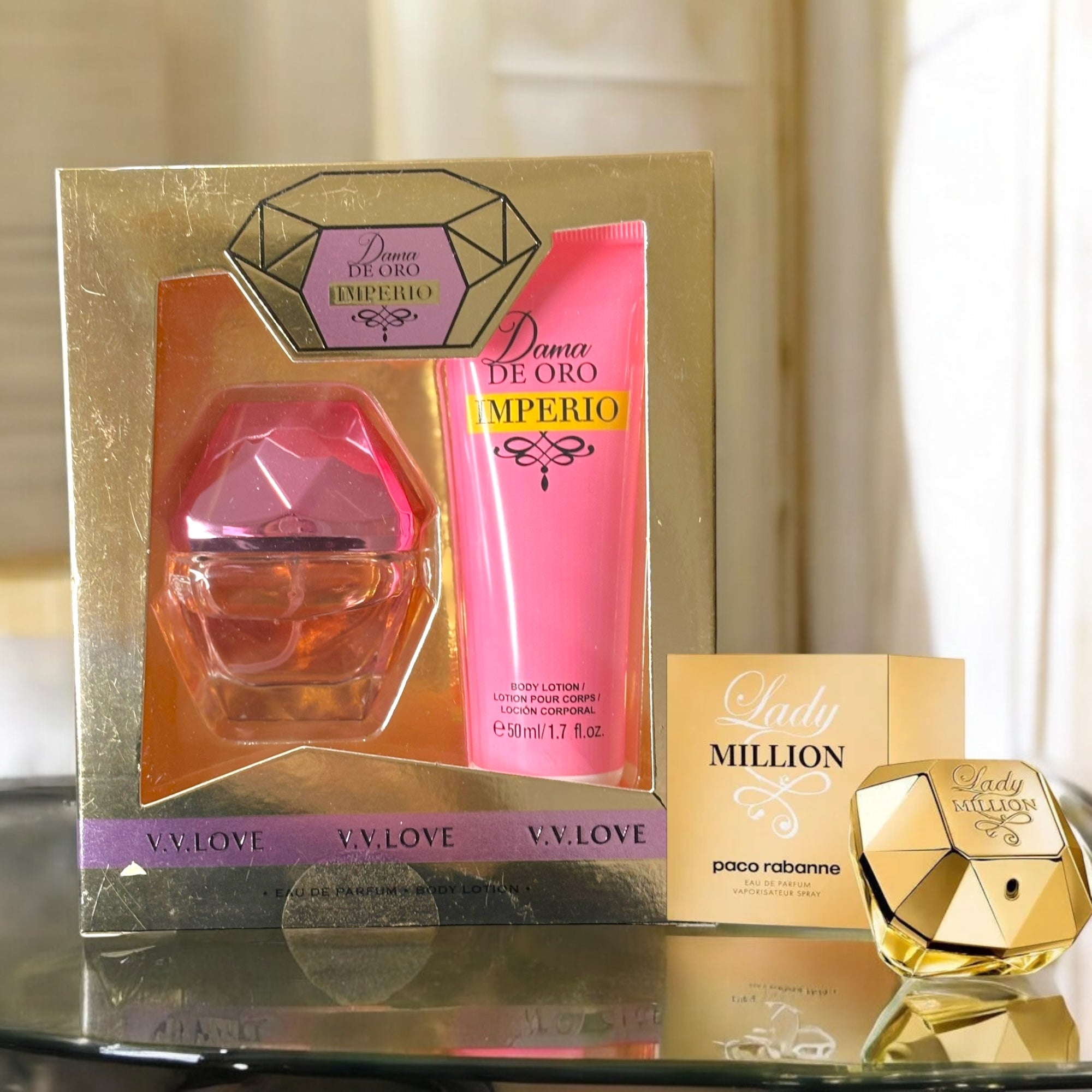 DU.PE VICTORIA - CREMA CORPO + ACQUA CORPO - LADY MILLion