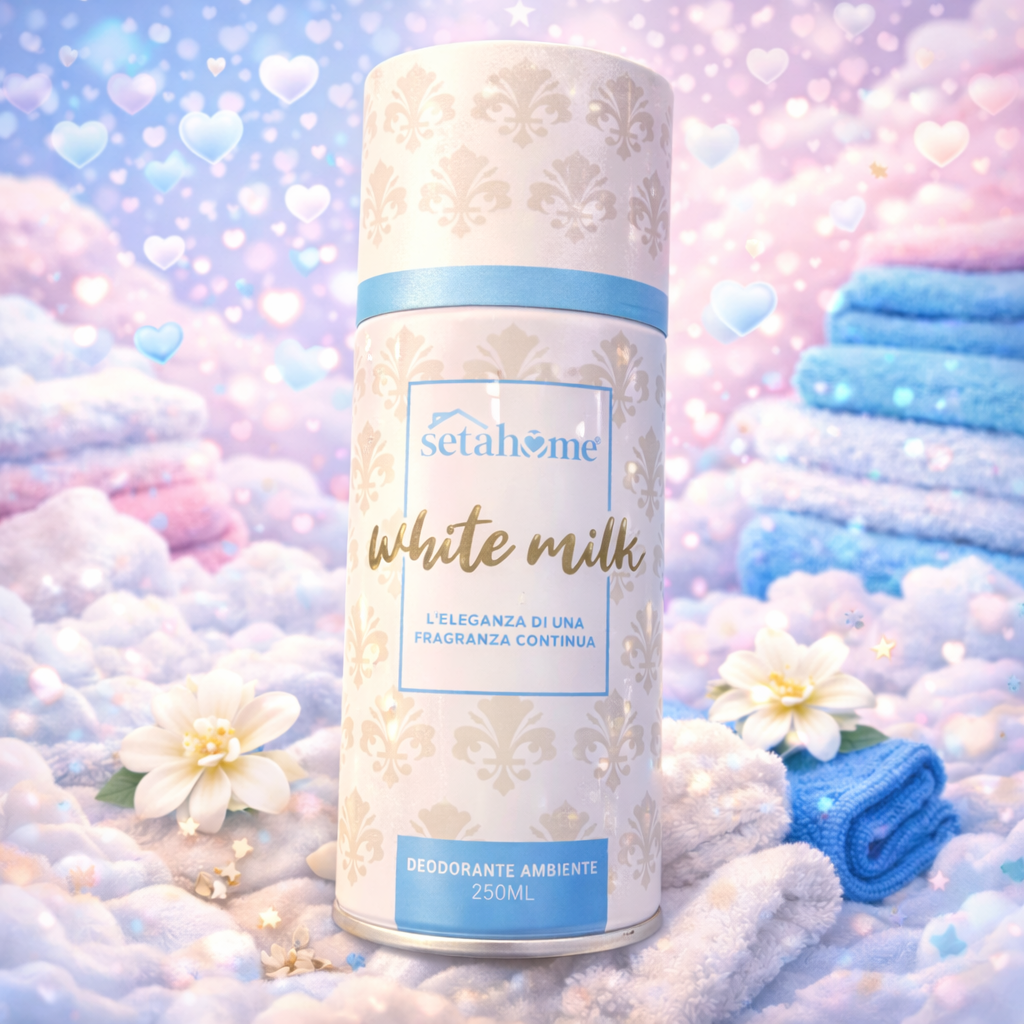 Deodorante Ambiente White Milk 250ml – Profumo Casa Dolce e Pulito
