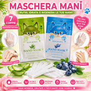 7 maschere mani guantini idratanti e nutrienti