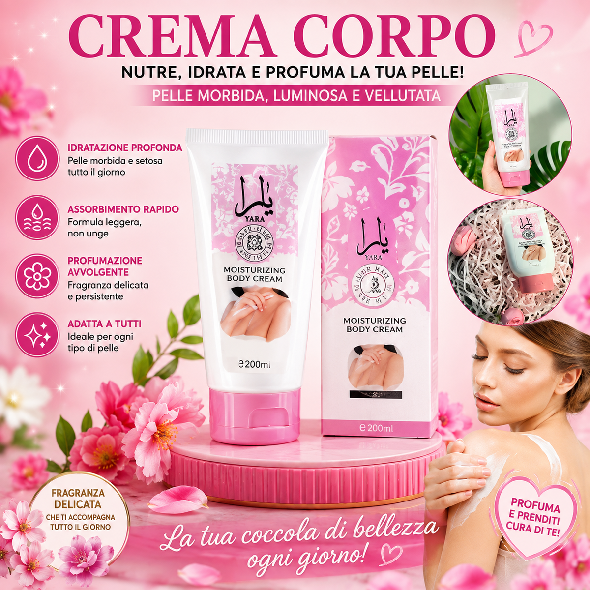 Crema corpo yara
