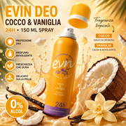 Evin Deo Cocco e Vaniglia Deodorante Spray Profumato 150 ml