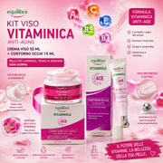 Kit Viso Vitamina C Skincare Illuminante Idratante Anti Opacità