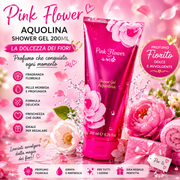 Pink Flower Aquolina Shower Gel Bagno Doccia Profumato 250 ml