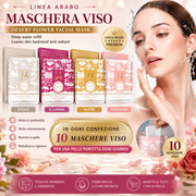 Maschere Viso Arabe – Confezione 10 Pezzi