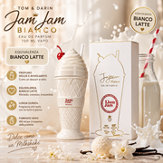 Tom & Darin Jam Jam Bianco EDP 100ml – Profumo Dolce Equivalenza Bianco Latte
