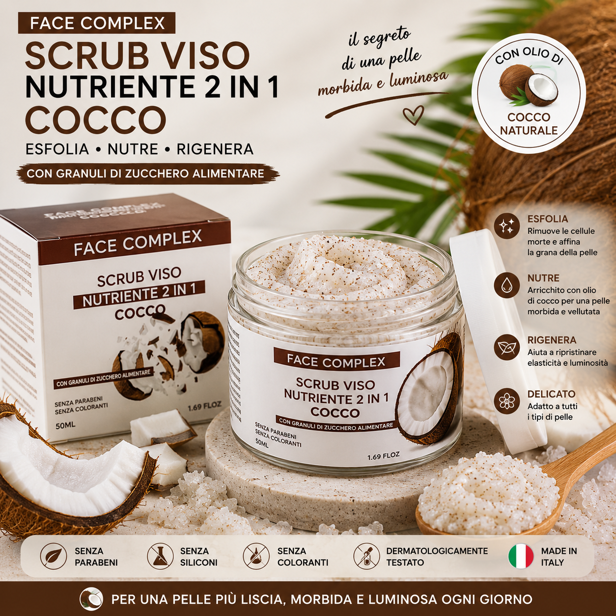 SCRUB FACE COMPLEX VISO | COCCO