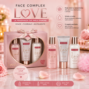 Face Complex Love Set Corpo Donna – Crema Corpo + Bagnoschiuma + Body Mist (Kit Regalo Profumato)100ml