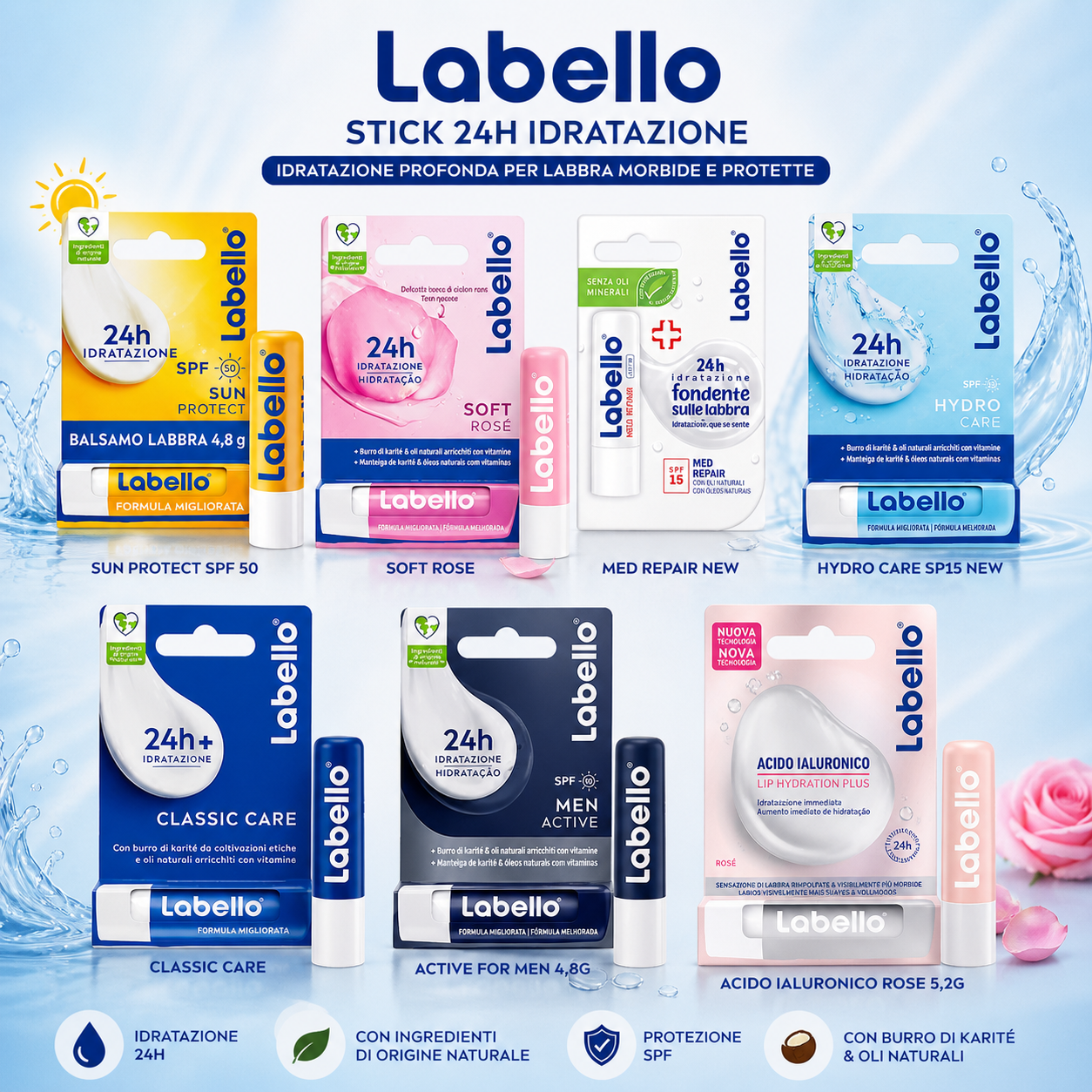 💄 LABELLO CLASSICI (24h idratazione)