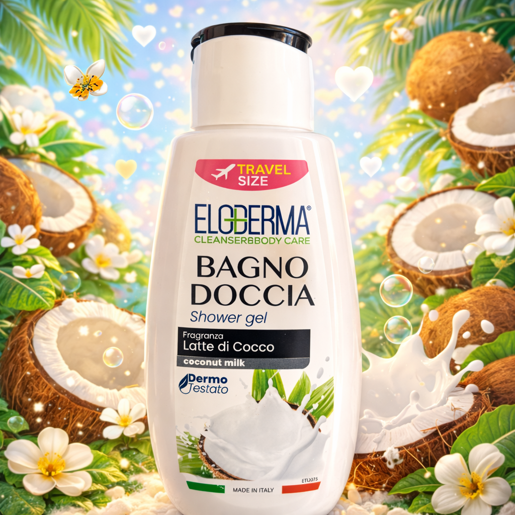 Bagnodoccia Cocco Travel Size – Shower Gel Latte di Cocco Delicato