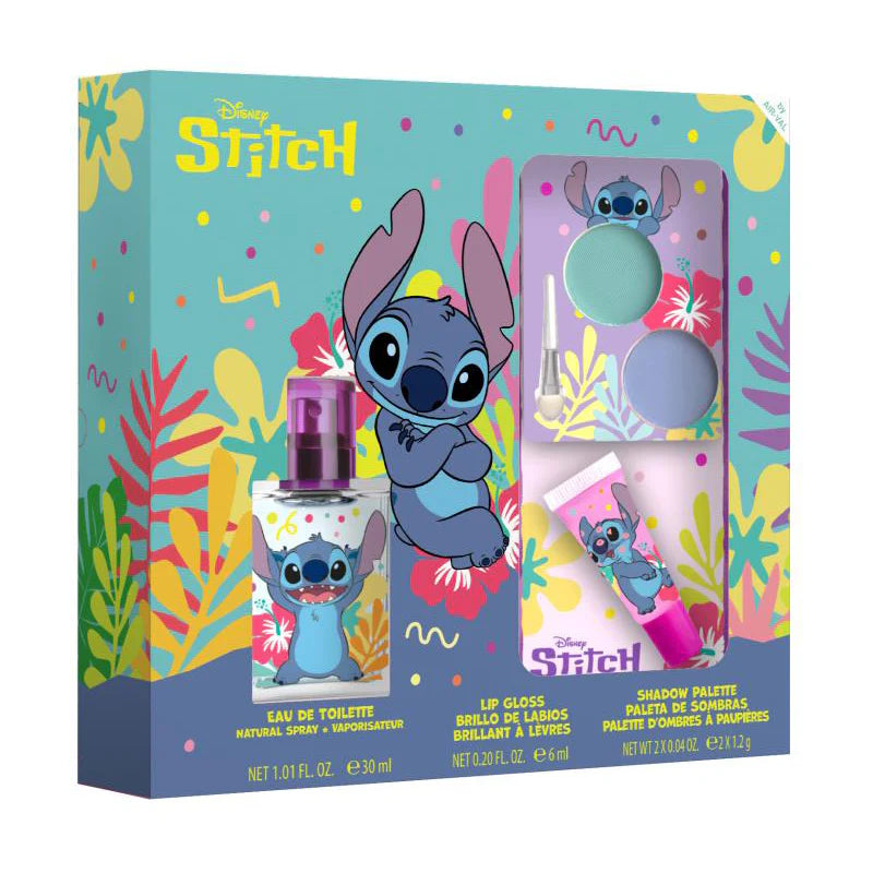 Cofanetto Beauty Disney Stitch – Profumo50ml Lip Balm e Palette