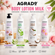 AGRADO Body Lotion Milk 400 ML – Crema Corpo Idratante Profumata