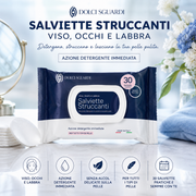 Dolci Sguardi Salviette Struccanti Viso Occhi e Labbra 30pz