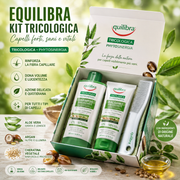 Equilibra Kit Tricologica Capelli Forti Sani e Vitali Set Trattamento Capelli Aloe Vera e Argan