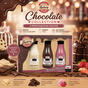 AQUOLINA CHOCOLATE Collection Set Corpo 3 BAGNODOCCIA Profumati al Cioccolato