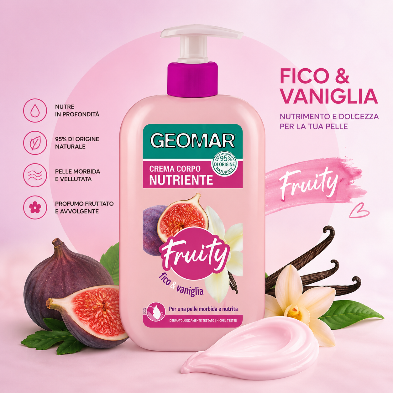 Geomar Crema Corpo Fico & Vaniglia 400 ML