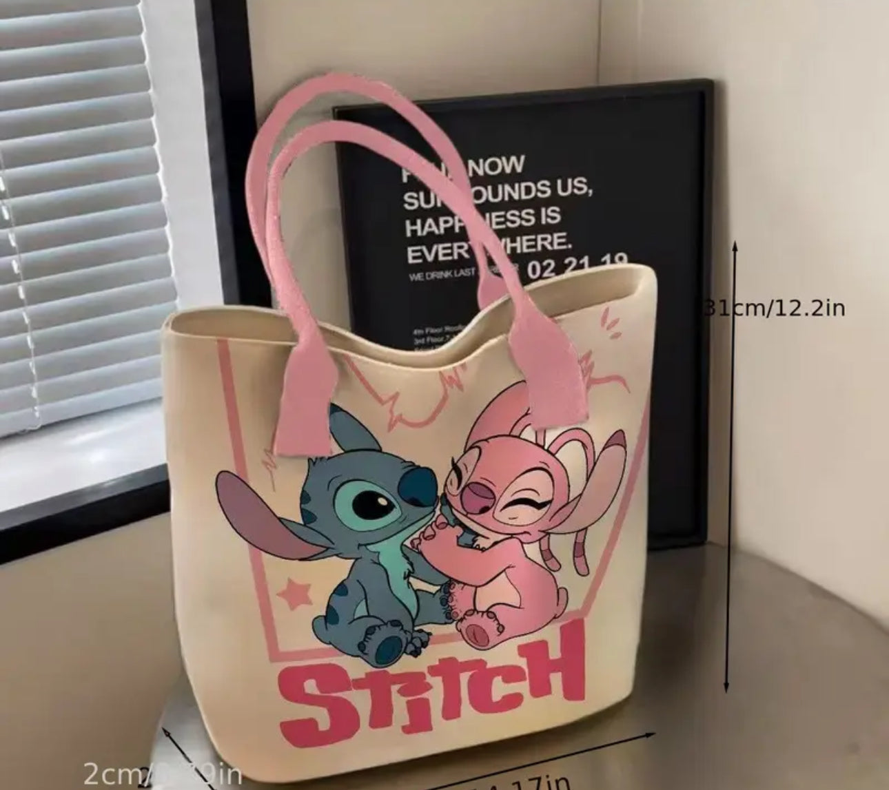 Borsa tela stitch angel