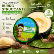 FACE COMPLEX Burro Struccante Bava di lumaca 100 ml Detergente Nutriente per il Viso