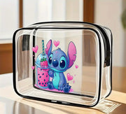 Pochette trasparente stitch