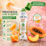 Lycia Feel Freschezze che si Sente Deodorante Spray Papaya e Agrumi 150 ml