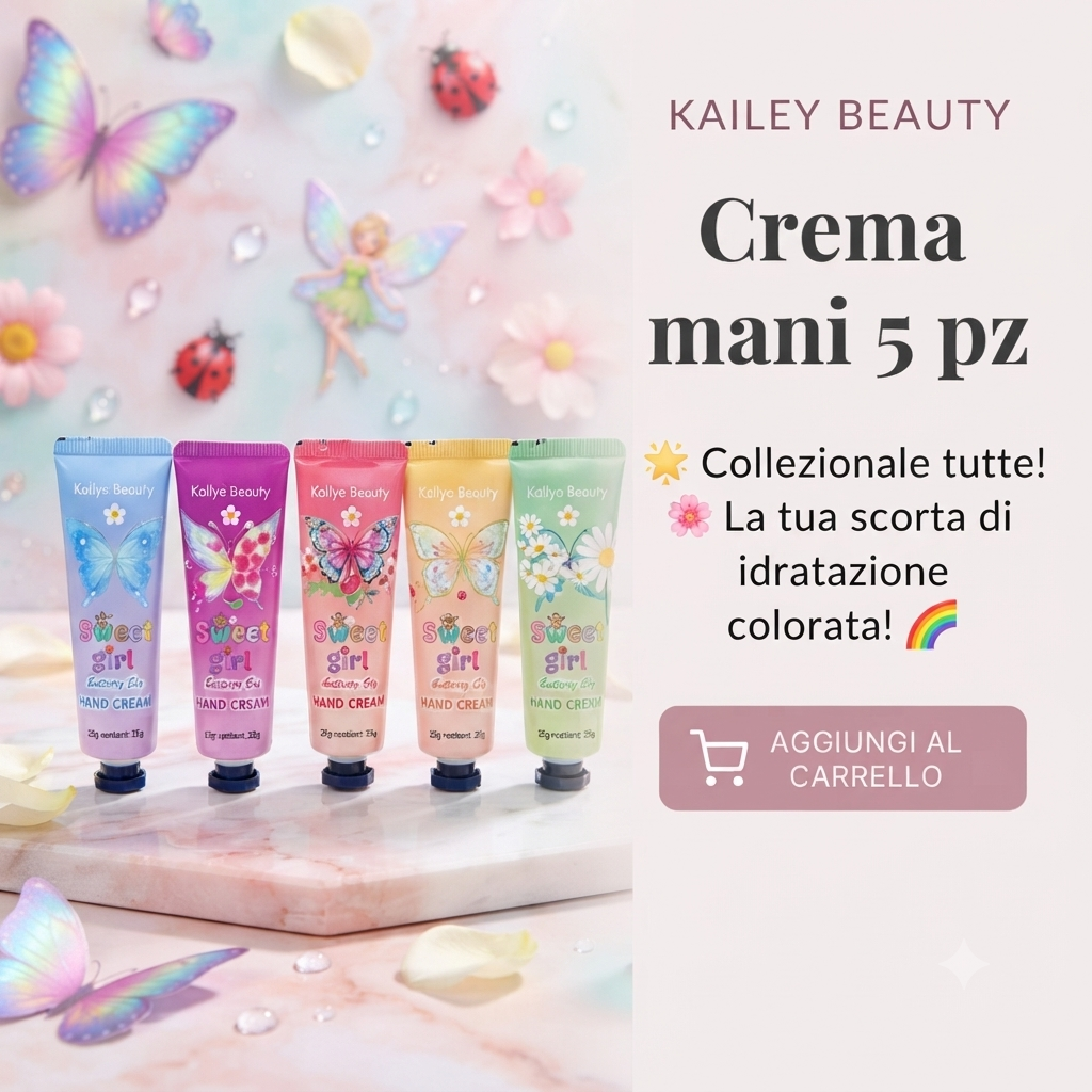 5 CREME MANI | Dolci e profumate