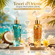 Tesori d’Oriente Acqua Profumata Corpo 200 ml Profumo Corpo Fragranze Iconiche