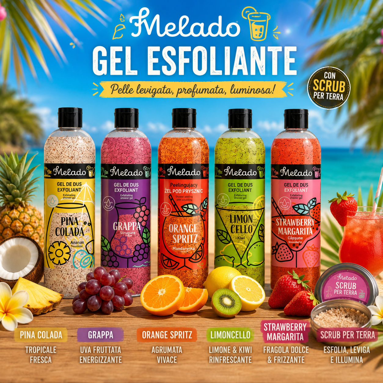 MELADO SHOWER GEL ESFOLIANTE 🍬
