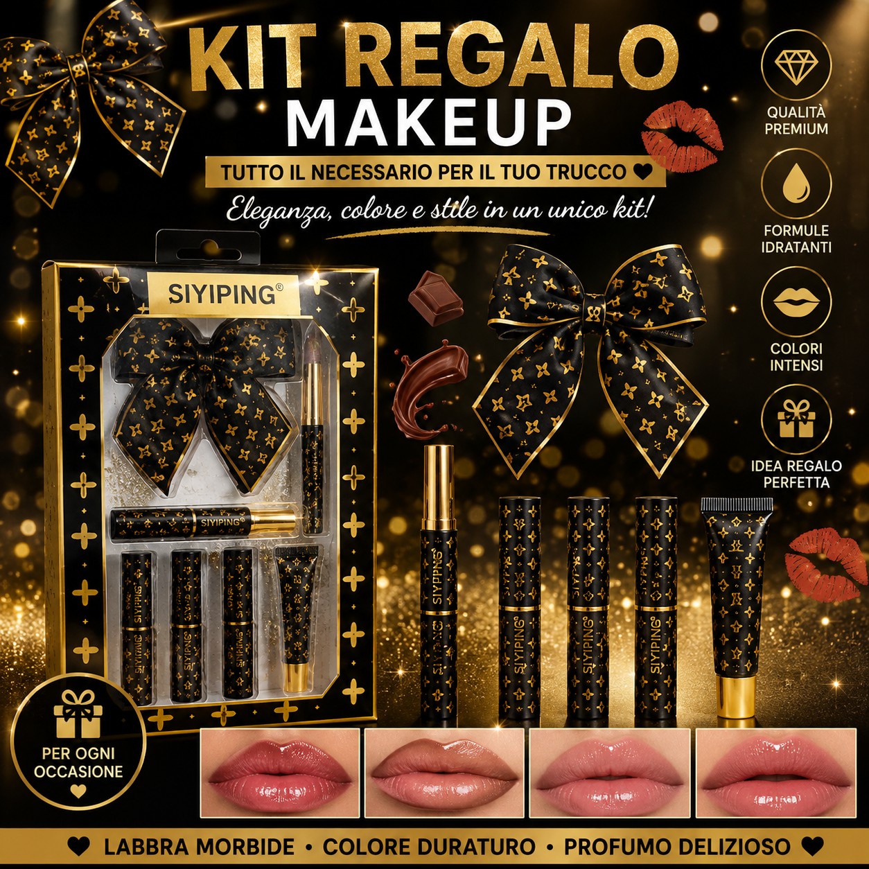 Siyiping Kit Regalo Makeup – Set Trucco Completo