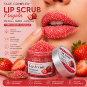 FACE COMPLEX Lip Scrub Fragola 20 ml Esfoliante Idratante per Labbra