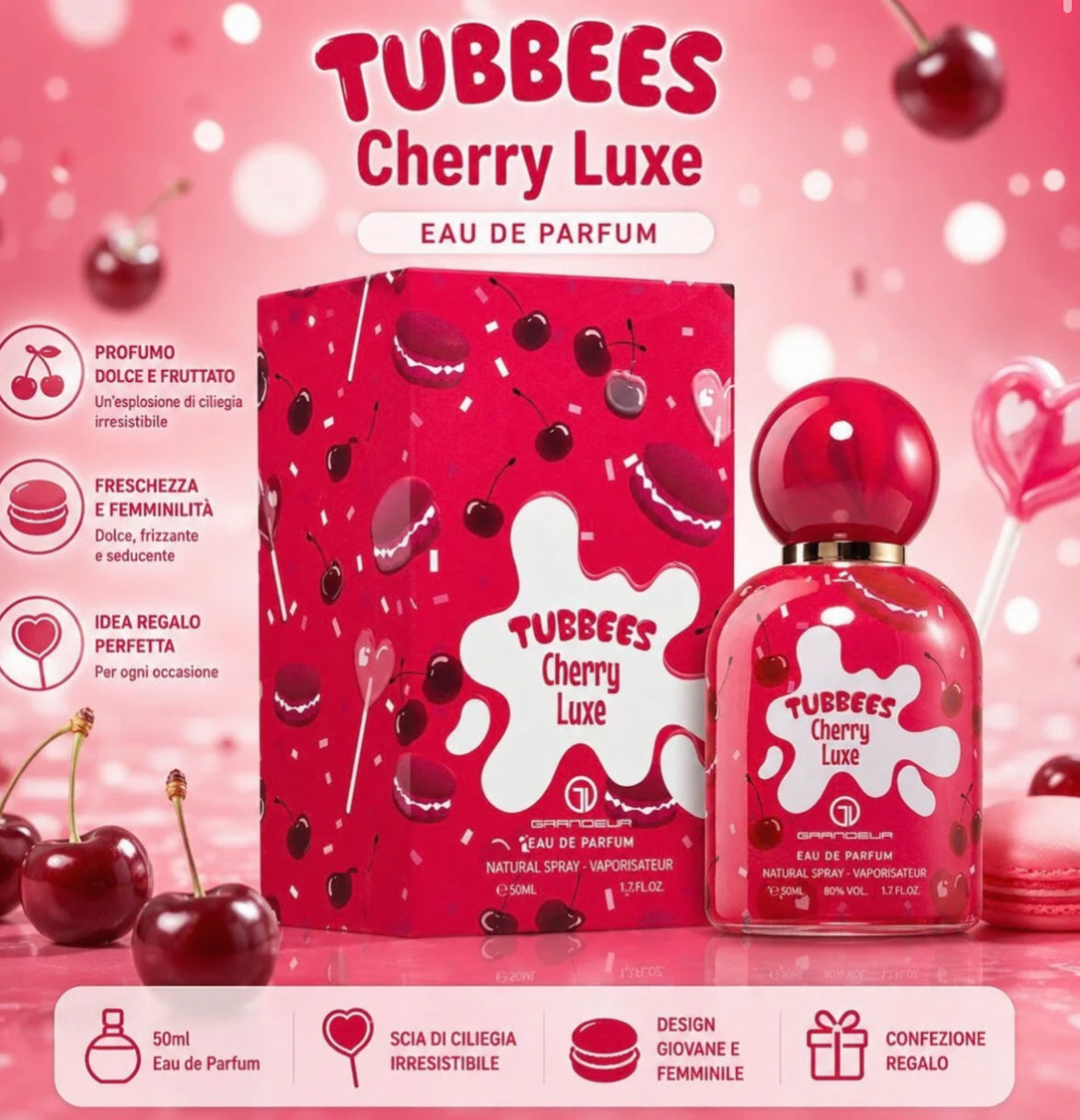 Tubbees Cherry Luxe Eau de Parfum 50 ml