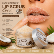 FACE COMPLEX Lip Scrub Cocco 20 ml Esfoliante Nutriente per Labbra