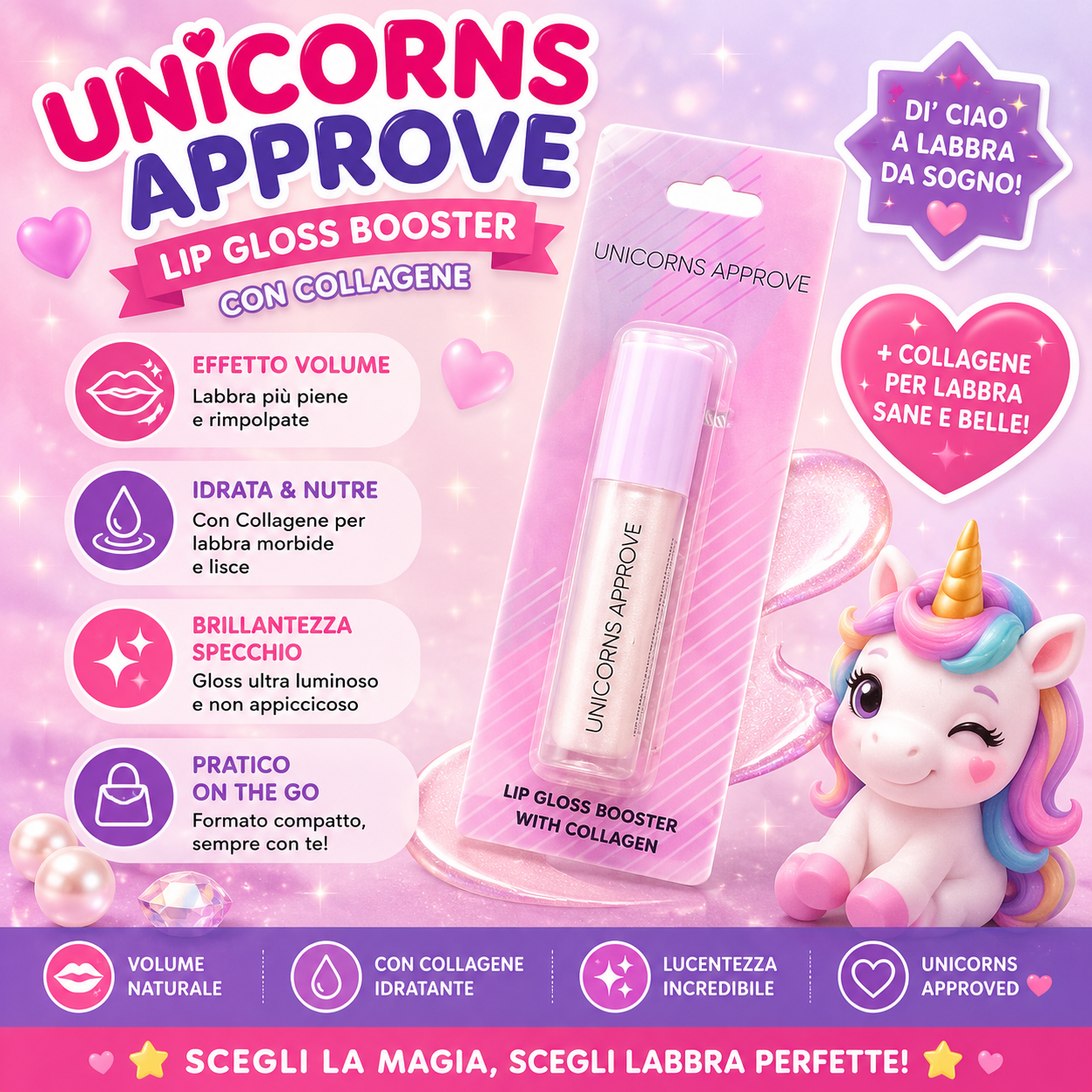 UNICORNS APPROVE | Lip Gloss  booster
