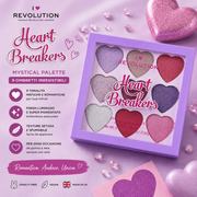 Palette Ombretti Revolution Heart Breakers – 9 Ombretti Luminosi e Romantici