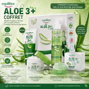 Aloe 3+ Cofanetto Skincare Aloe Vera Set Viso Corpo Idratante 4 Pezzi
