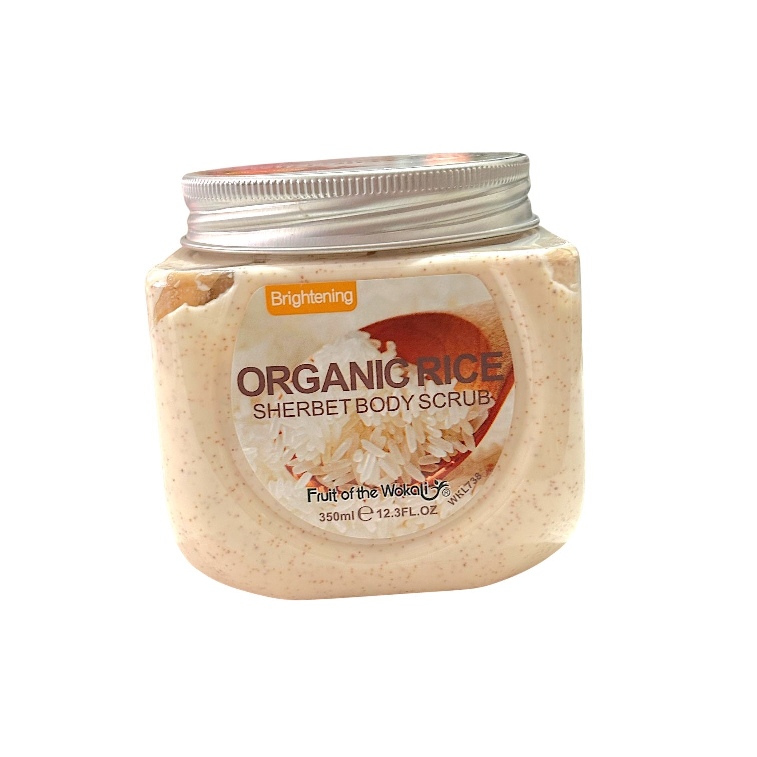 ✨ Organic Rice Sherbet Body Scrub 350 ml – Esfoliazione Delicata Illuminante ✨