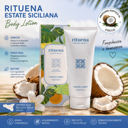 RITUENA Estate Siciliana Crema Corpo al Cocco – 200ml
