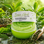 Brave Girls Scrub Corpo Esfoliante Tè Verde e Noci Brasiliane 250g
