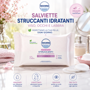 Leocrema Salviette Struccanti Idratanti Viso Occhi e Labbra