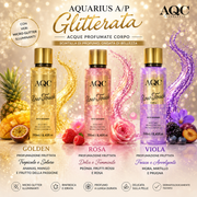 AQC Aquarius A/P Glitterata Acqua Profumata Corpo con Micro Glitter – 250ml