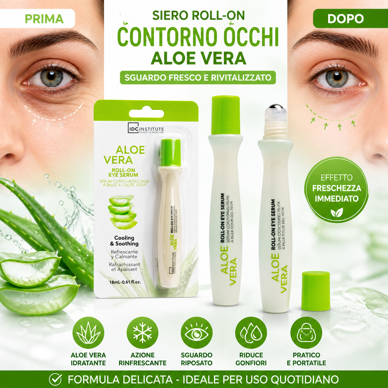💚 SIERO CONTORNO OCCHI ALOE VERA