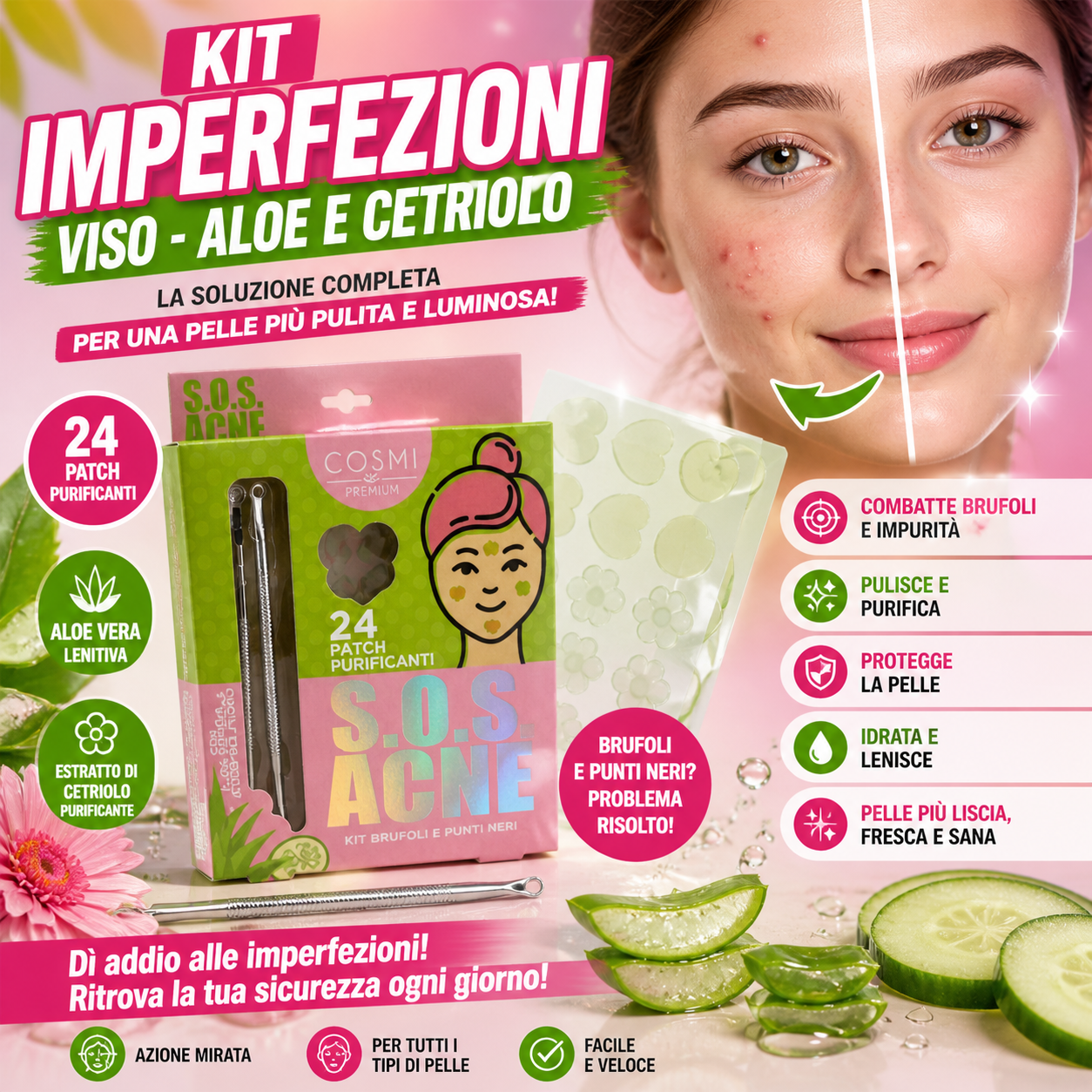 🟢 KIT IMPERFEZIONI S.O.S ACNE