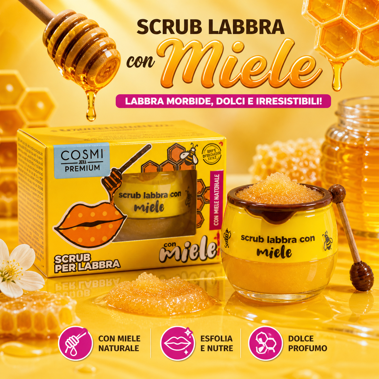 Scrub Labbra Al Miele 🍯