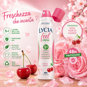 Lycia Feel Freschezza da Vivere Deodorante Spray Profumato Rosa 150 ml