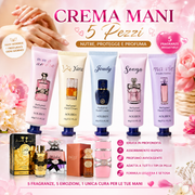 5 CREME MANI | fragranze vari profumi
