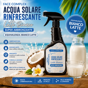 Face Complex Acqua Solare Rinfrescante Latte Bianco Super Abbronzante – Equivalenza Bianco Latte 400ML
