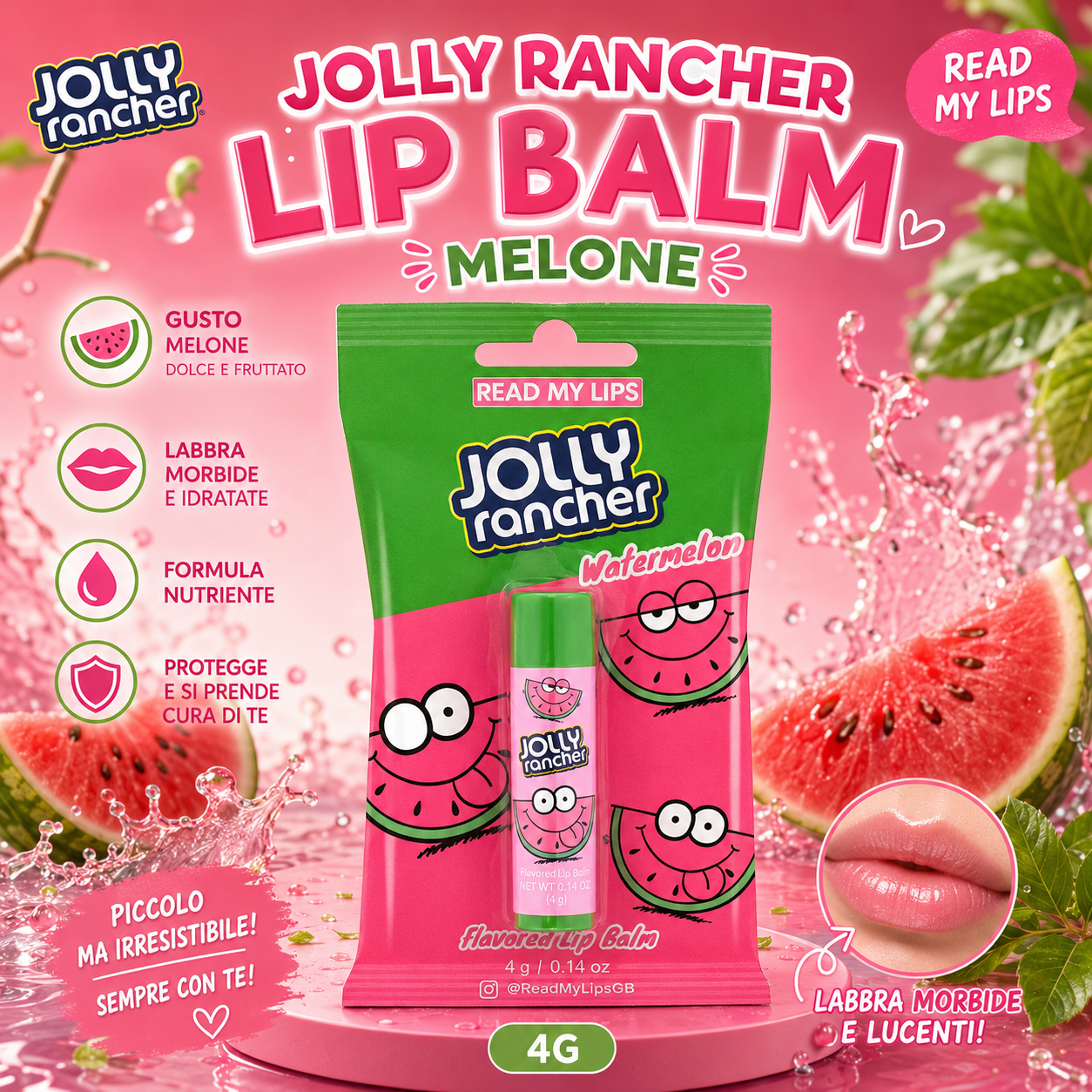 Jolly Rancher Lip Balm Anguria 4 G