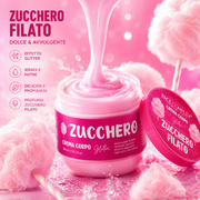 Face Complex Crema Corpo Glitter Zucchero Filato – Crema Dolce Glitter 300ml